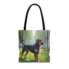Jagdterrier Polyester Tote Bag: A Hunter's Companion
