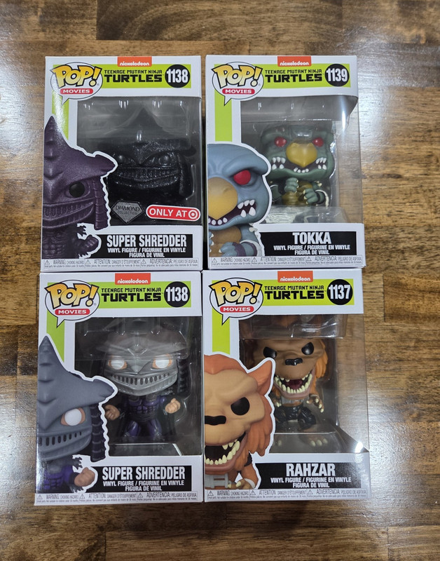 Funko Pop! Movies TMNT Super Shredder Tokka Rahzar #1137-1139 Target