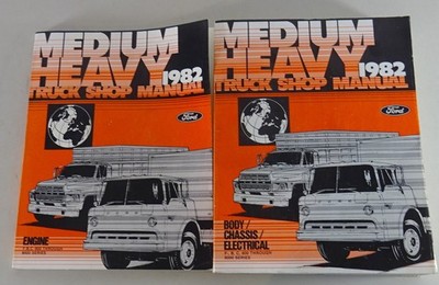 Werkstatthandbuch Ford F- / B- / C-600 - 9000 Serie Medium + Heavy Duty von 1982