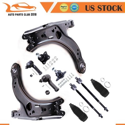 10pcs Front Lower Suspension Control Arm w/ Ball Joints For 1998-2010 VW Beetle