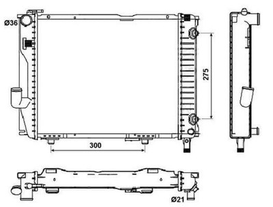 NRF 53030 Kühler Wasserkühler Motorkühler