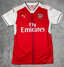 Puma Arsenal FC Home Jersey 2016-2017 Soccer Shirt Red White Mens Medium 749712