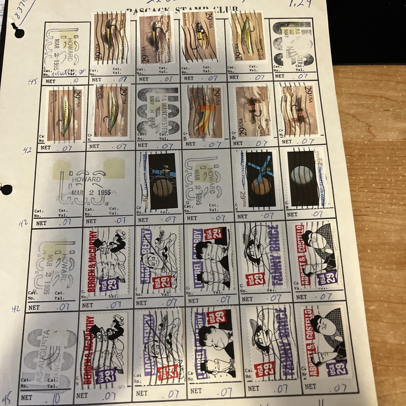 US Booklet Used Singles- Lot A-83748