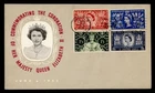 DR WHO 1953 GB FDC QEII CORONATION CACHET COMBO UCKFIELD M68187