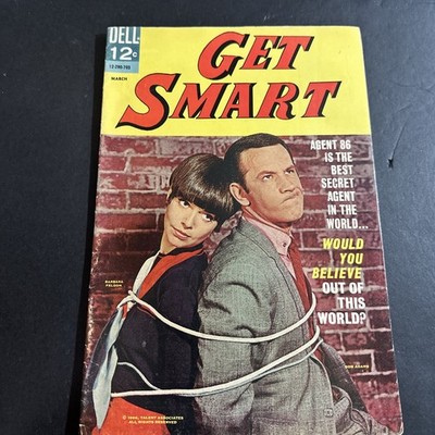 Get Smart #5 1966-Dell-Don Adams TV series photo cover Fn+ Xx35