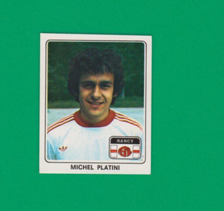 n°150 VIGNETTE PANINI CHAMPIONNAT DE FRANCE 1978 MICHEL PLATINI équipe NANCY