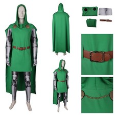 Movie Doctor Doom Costume Mens Outfit Victor von Doom Cosplay FullSet Halloween