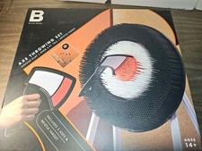 Sharper Image 4 Feet Tall Axe Star Knife Throwing Target Set New Board Stand