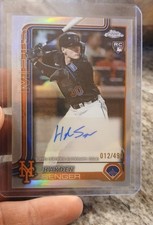 2025 Topps Chrome Update Series - Autographs Hayden Senger #AC-HS Refractor /499