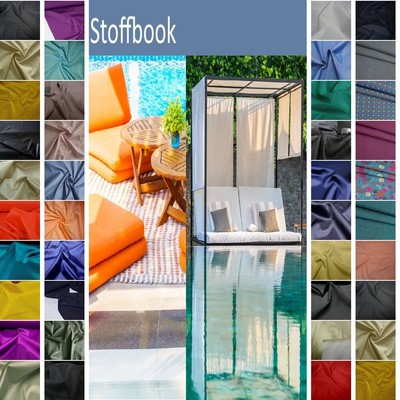 STOFFBOOK NYLON STOFF TWILL CORDURA STOFFE METERWARE ~37 FARBEN #SG24