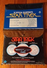 Star Trek Starship Enterprise & Motion Picture Blueprints  set of 2