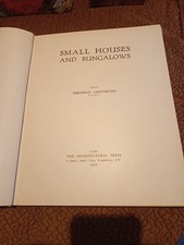 Small Houses & Bungalows Frederick Chadderton 1934 House Plans Photos