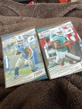 2021 Panini Chronicles #234 Amon-Ra St. Brown & #213 Jaylen Waddle Prestige