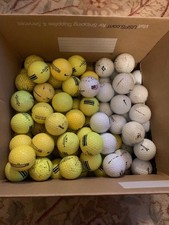 ASSORTED HITAWAY PRACTICE RECYCLED USED GOLF BALLS - 120 Count