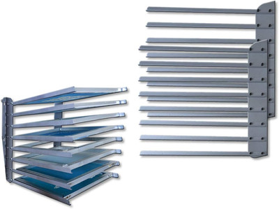 Screen Frame Holder Art Painting Drying Rack Storage 8 Layers Screen Printing Sh