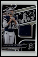 2024 Panini Spectra #MI-BAY Brandon Aubrey Max Impact #/99