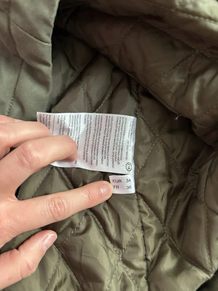 Umstands-,Tragejacke Damen Gr. 34 gefüttert - Bild 4 von 4