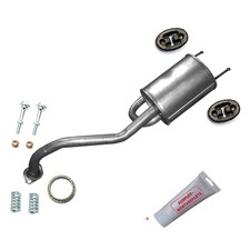 Endschalldämpfer Auspuff für Honda Jazz III 1.2 /1.3 /1.4 + Montageware