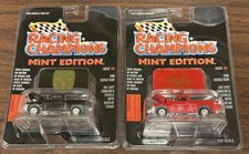 2 RACING CHAMPIONS MINT Ram 1996 DODGE RAM Red &amp; Dodge Ram Nero Blu Interno