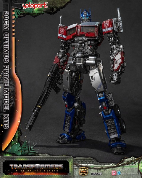 Yolopark Amk Pro Series Modell Kit Transformers Rise Of The Beasts Optimus Prime-image