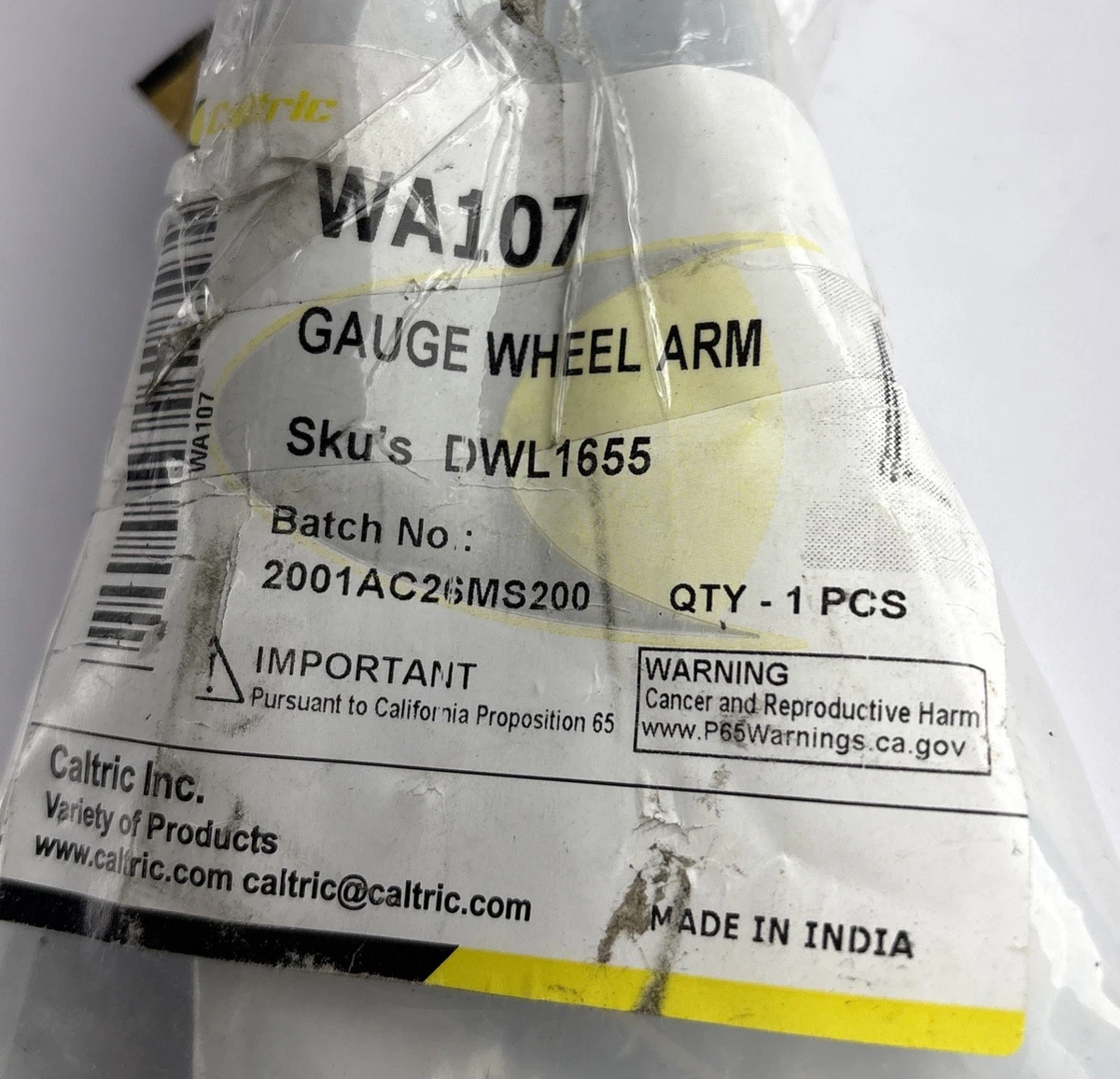 Caltric WA107 Gauge Wheel Arm for John Deere GX325 GX335 GX345 GX355 (Sold As Is photo 4