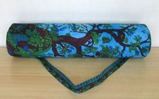 Turquoise Tree Yoga Mat Carrier Bags Hippie Mandala Cotton Bags With Shoulder