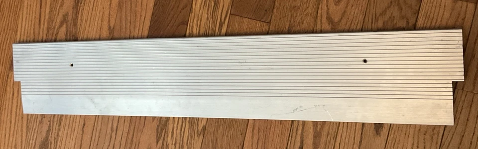 Exterior Door Sill Replacement Aluminum/Steel Ribbed Threshold Replacement - Image 3 of 4