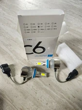 H11 LED Headlight Bulbs Lemon Green Light 2pcs 6000K lighting