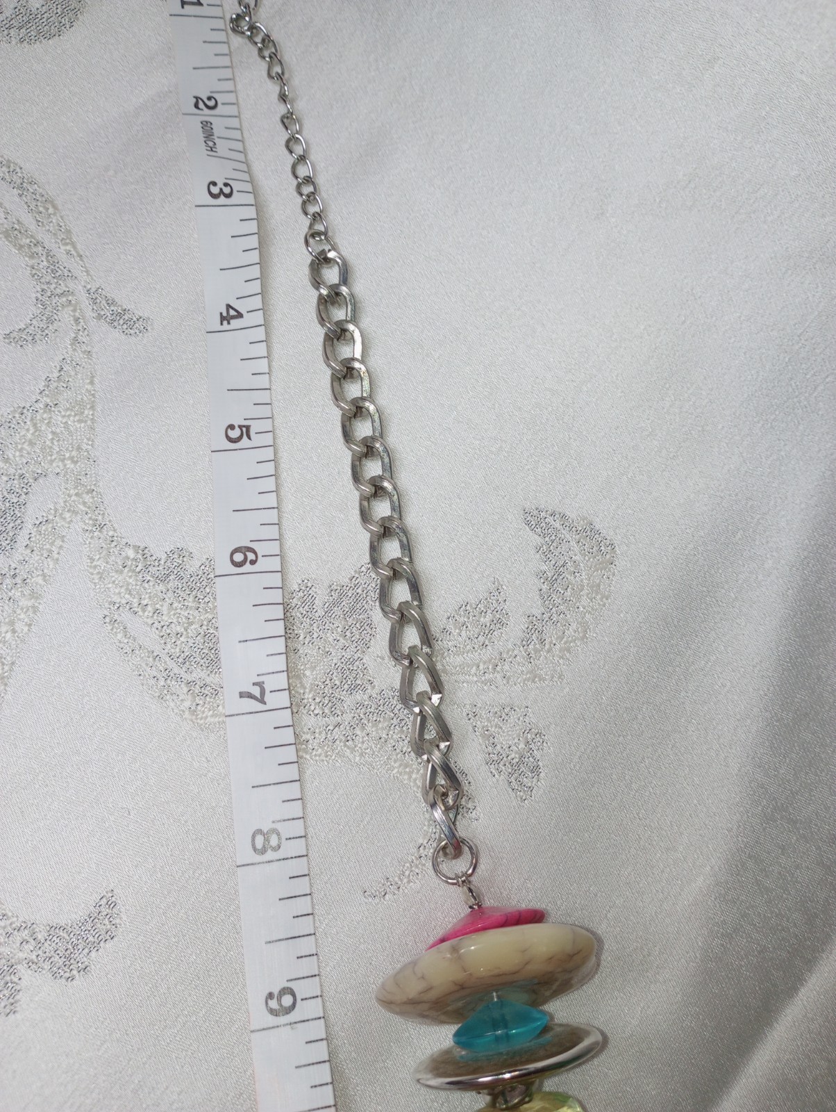 Chunky, Multi-Colored Statement Necklace - image 7