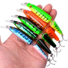 1Pcs Lifelike Artificial Crankbait Multi Jointed Fishing Lure 10.5cm/9g 2-segmen
