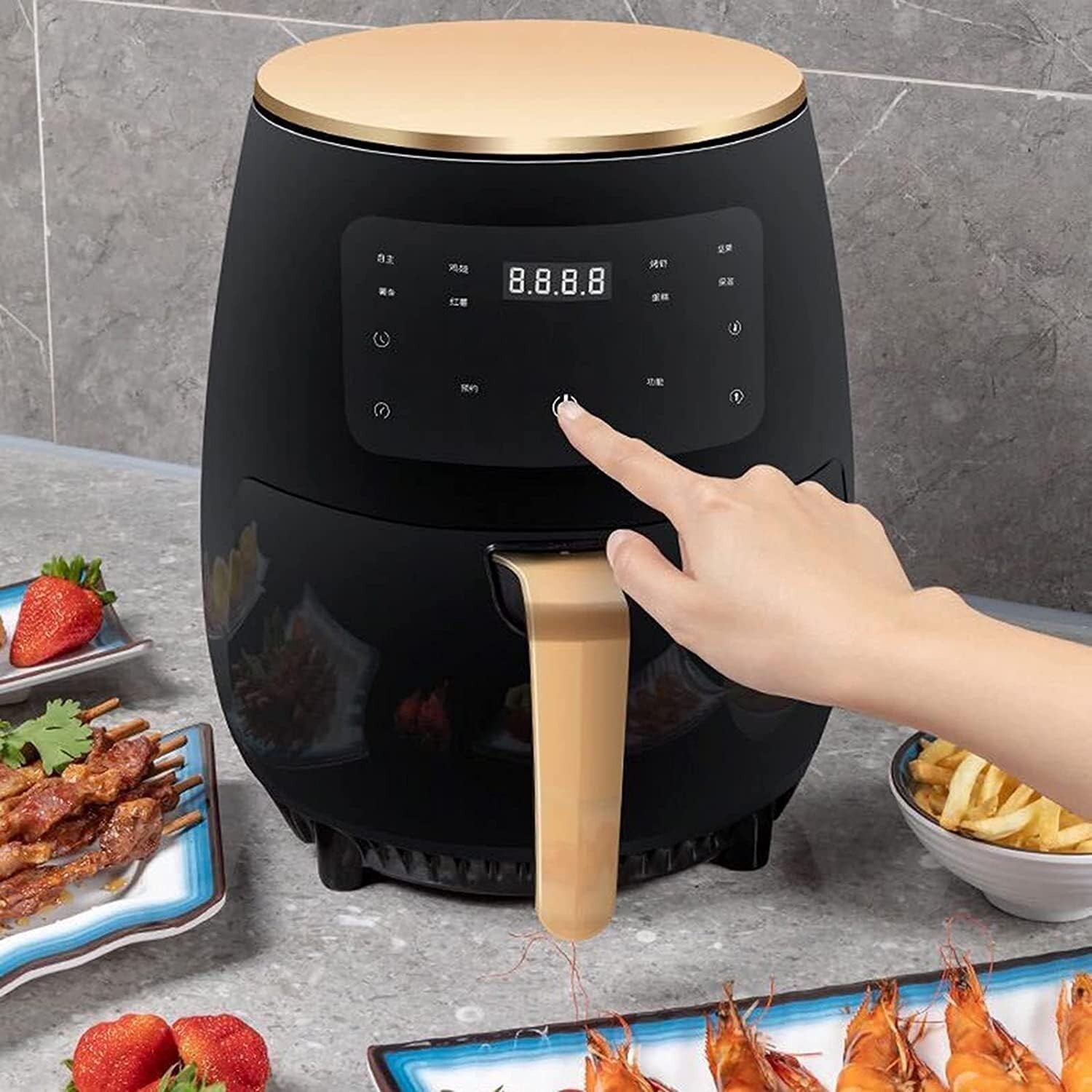 Air Fryer 6L Compatta e Potente - Ottimizza Spazio e Tempo in Cucina
