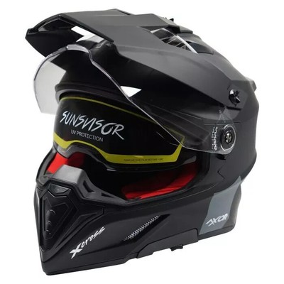 AXOR '' APEX HUNTER D/V '' Full Face ECE & DOT Certified Motorcycle Helmets