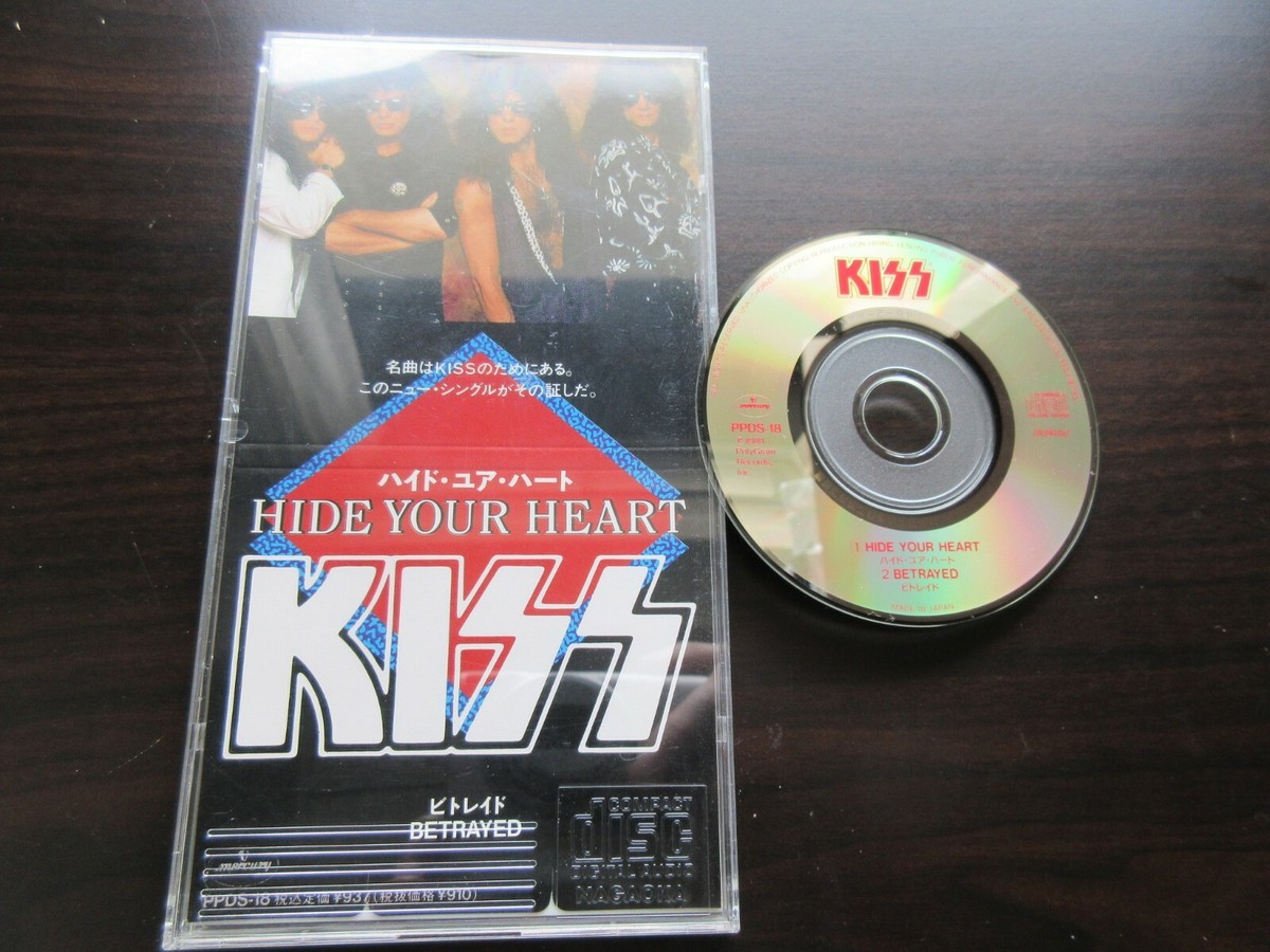 KISS Hide Your Heart Betrayed Japan 3 inch CD Single 1989 PPDS-18