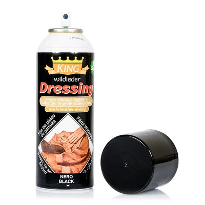 CURA DELLA SCARPA Tintura Spray Nero per Colorare Scarpe e Oggetti in Camoscio 200ml