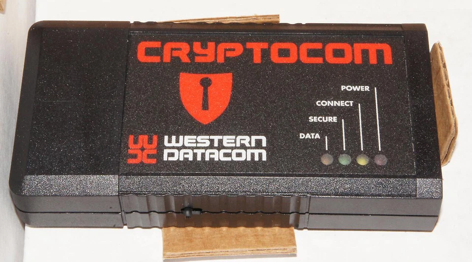 NEW WESTERN DATACOM CRYPTOCOM 2000 V.90 SECURITY MODEM WITH POWER SUPPLY & CABLE - Image 2 of 4