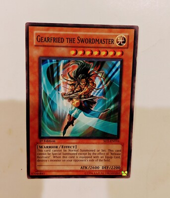yugioh gearfried the swordmaster deck Yu-Gi-Oh Structure Deck: Warrior's Triumph: Release Restraint (SD5-EN0 –  Revolve Estate Liquidation