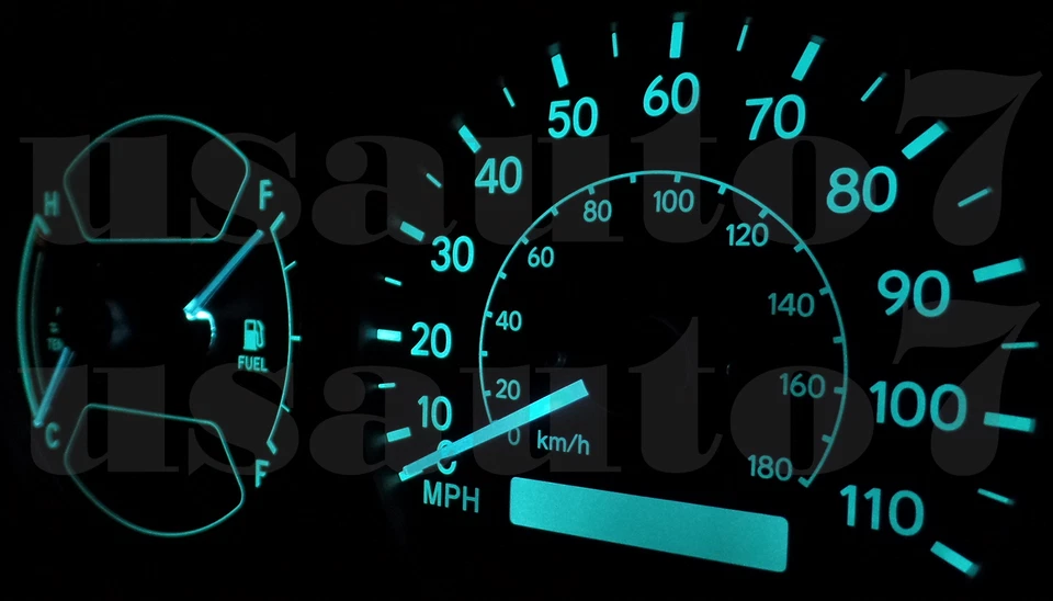 Dash Cluster Gauge AQUA BLUE LED LIGHTS KIT Fit 98-02 Toyota Corolla Chevy Prizm Foto 4 de 4