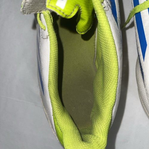 Adidas Scarpe da Calcio Uomo 8.5 F50 G40315 2011 Bianco Verde Blu - Foto 7 di 14