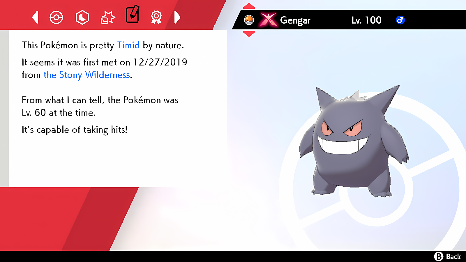 Gengar  SHINY BATTLE READY GMAX - Game Items - Gameflip