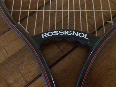 Steelix Radieux Raquette De Tennis Rossignol F150 Fiberglass Carbon Vintage - Fabriquée En France, Occasion Bon état, Rayures Mineures Stiga Pro Carbon