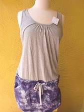 NWT~CALVIN KLEIN~Gray/Purple Cotton/Model Pockets Dress Cover-Up Size M. CUTE!