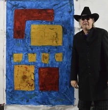 62”x40” Mark Rothko style canvas painting Acrylic,Abstract, Modern,X Large