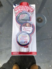 Horizon Group USA - GLASS POSTER MARKER ART CRAFT RED, 1 EACH, NEW NIP