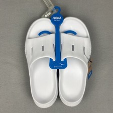 Hoka Unisex Ora Recovery Slide 3 Sandals White 1135061 Mens Size 11 Womens 13