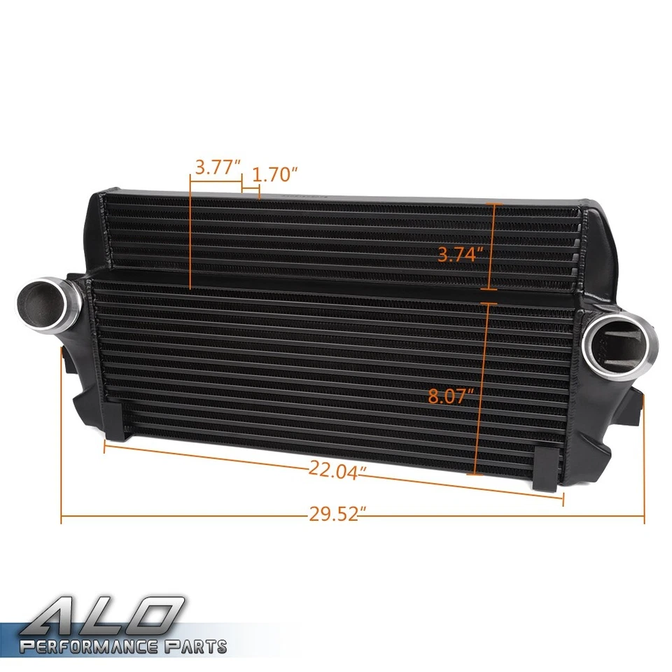 Fit For BMW F01/06/07/10/11/12 Front Competition Intercooler Black #200001069 - Image 2 of 4