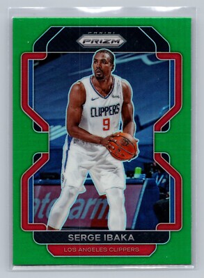 2021-22 Panini Prizm #18 Serge Ibaka Green Los Angeles Clippers