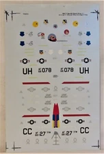 SuperScale #72-613 F-111A, FB-111A, F-111E, Aardvarks 27 TFW, 380 BW Decals-New