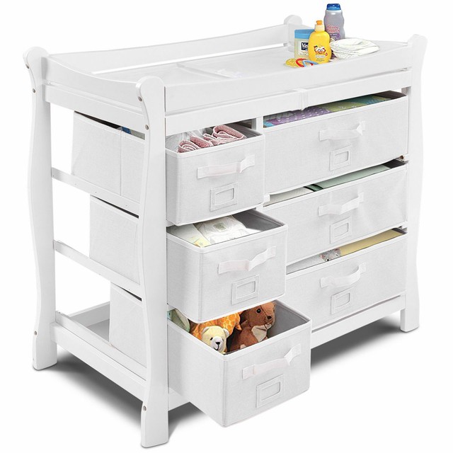 baby basket changing table