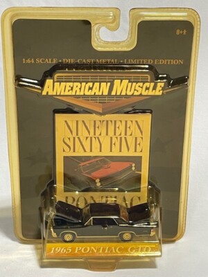 Ertl American Muscle 1965 Pontiac GTO, Black, NIB, 1/64