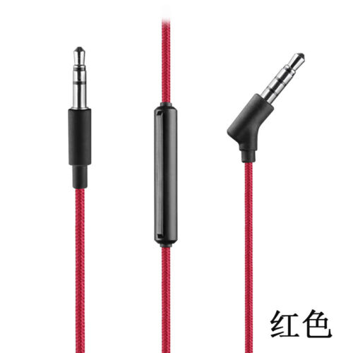 Nylon audio cable with mic For Audio Technica ATH-MSR7SE MSR7NC AR5 AR5BT ANC7 - Picture 10 of 19